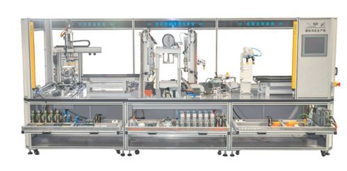 工业机器人模拟汽车钣金冲压集成制造实训系统 计算机系统集成及综合布线